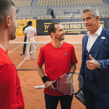 Tee shirt de tennis le coq sportif paris Roland Garros